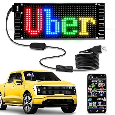 Bright Mini LED Car Sign