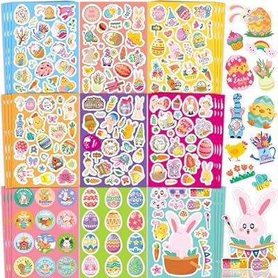Easter Stickers 36 Sheets