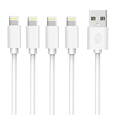 iPhone Charger [Apple MFi Certified] Moallia Lightning Cable 4PACK