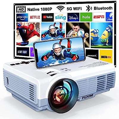Projector with WiFi and Bluetooth