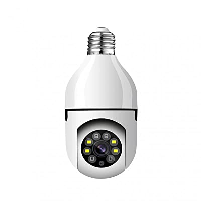 White Light Bulb Security Camera